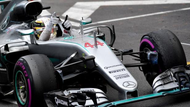 Lewis Hamilton jagte in Monaco auf den ultraweichen Reifen zum Sieg.