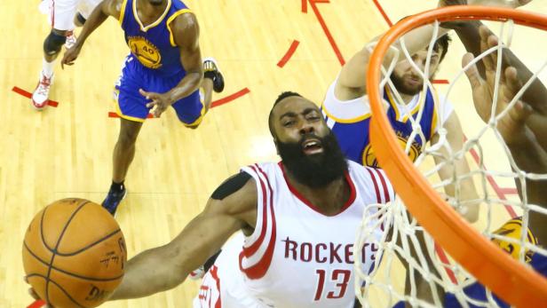 James Harden von den Houston Rockets beim Basketballspiel.