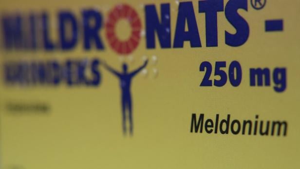 Eine Packung Mildronats 250 mg mit dem Wirkstoff Meldonium.