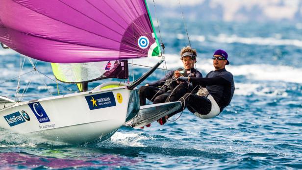 2016 Trofeo Princesa Sofia Olympic Sailors Auf Erfolgskurs: Nico Delle Karth (li.) und Niko Resch