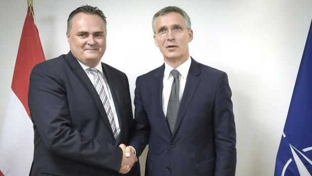 Verteidigungsminister Doskozil und NATO-Generalsekretär Stoltenberg