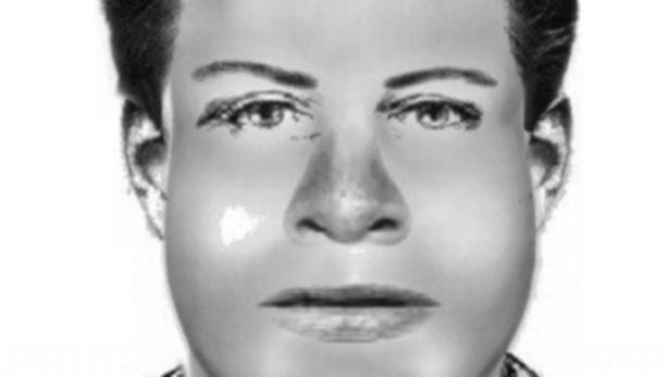 Eine Schwarz-Weiß-Zeichnung eines Mannes mit kurzen, dunklen Haaren.