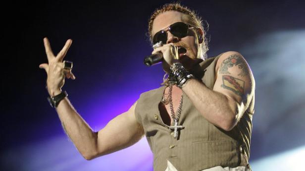 Schon bald in Wien auf der Bühne: Axl Rose.