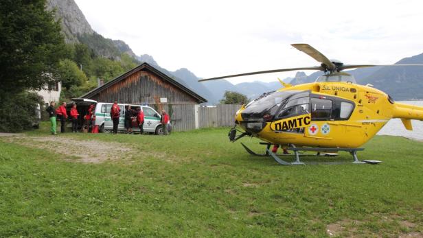 Bergrettungseinsatz Traunstein, slowakisches Paar gerettet, Gmunden, OÖ