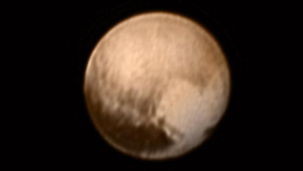 Pluto, aufgenommen am 7. Juli, von der Raumsonde &quot;New Horizons&quot; aus