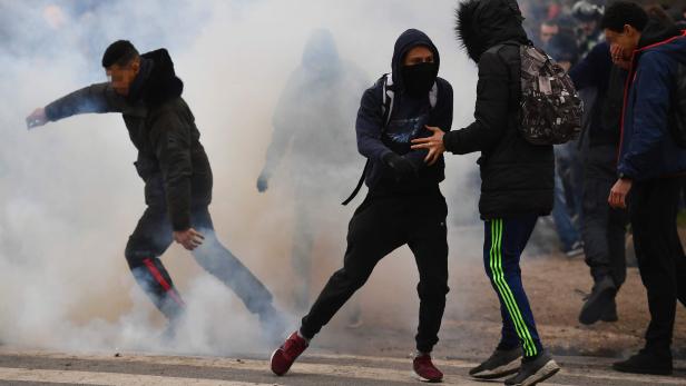Schülerproteste in Paris