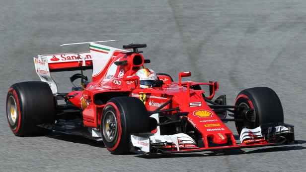 Vettel erzielte mit seinem neuen Boliden die beste Testzeit bisher.
