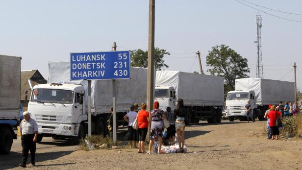 Hilfskonvoi verlässt die Ukraine
