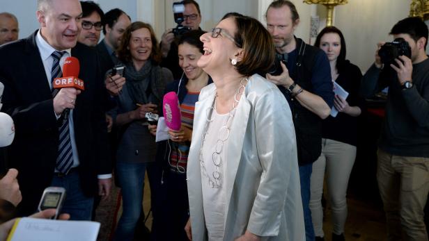 Johanna Mikl-Leitner vor der Sitzung des Ministerrates
