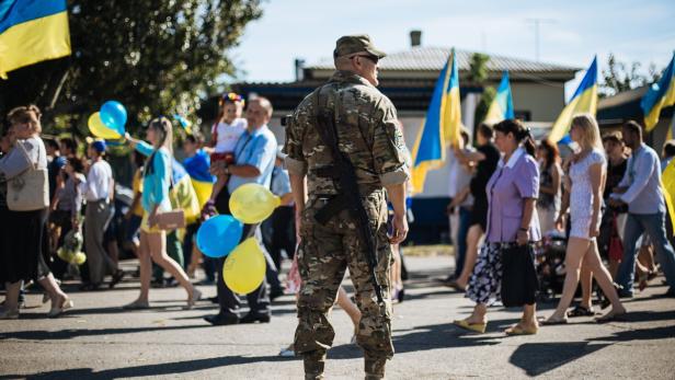 Kiew feierte gestern die Unabhängigkeit von Moskau 1991. Mit einer Militärparade demonstrierte es Stärke – vor allem mit Blick auf Russland.