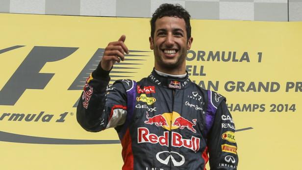 Ricciardo fuhr in Spa zu seinem dritten Sieg in der laufenden Saison.