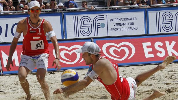 Huber/Seidl als letztes ÖVV-Team in Klagenfurt out