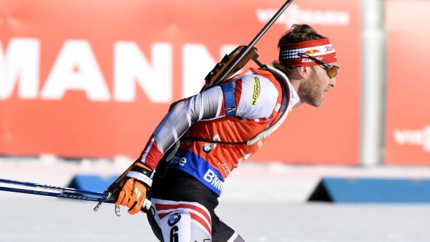 Second placed Simon Eder of Austria competes durin