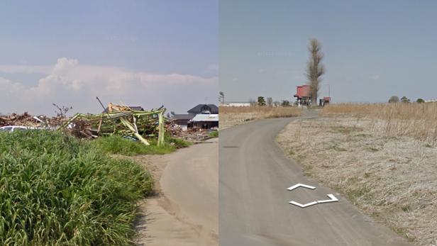 Fukushima: Google zeigt neue Bilder des Gebiets