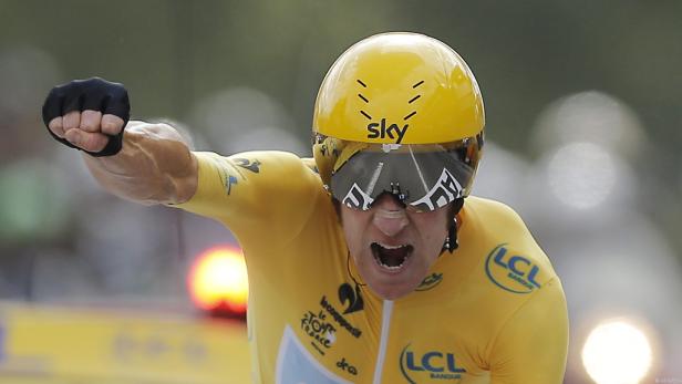 Im Zeitfahren ist der Brite eine Klasse für sich Wiggins nach Zeitfahr-Sieg vor erstem Tour-Triumph