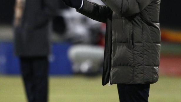 Germany&#039;s coach Joachim Loew reacts during the 2014 World Cup Group C qualifying soccer match against Kazakhstan in Nuremberg March 26, 2013. REUTERS/Michaela Rehle (GERMANY - Tags: SPORT SOCCER)