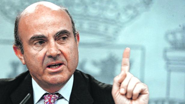 SPAIN GOVERNMENT Minister De Guindos half, Spanien aus der Krise zu führen.