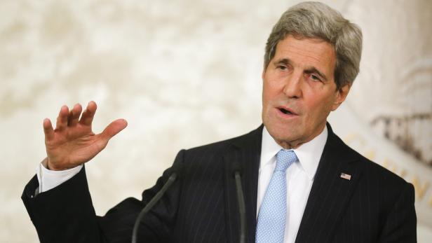 Schlüsselfiguren im Konflikt mit Russland: US-Außenminister John Kerry...