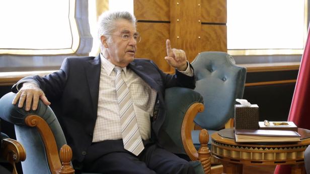 Bundespräsident Heinz Fischer bei einem Staatsbesuch