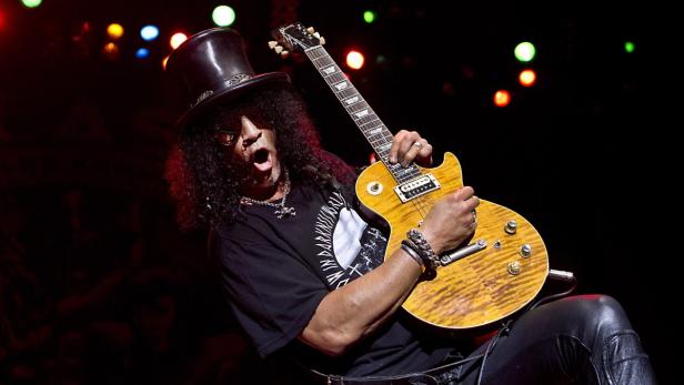 Posterboy für die Gibson Les Paul: Slash (Guns&#039;n&#039;Roses) 