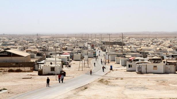 Das Flüchtlingscamp Zatari in Jordanien
