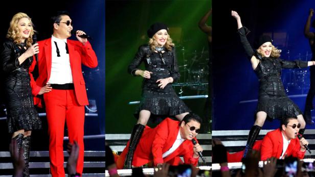 Gangnam Style hält auch Madonna auf Trab