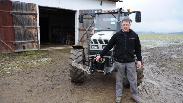 Landwirt Karl Schauer begegnete dem Traktordieb zufällig bei einem Spaziergang.