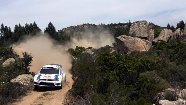 Sebastien Ogier war auf Sardinien der Schnellste.