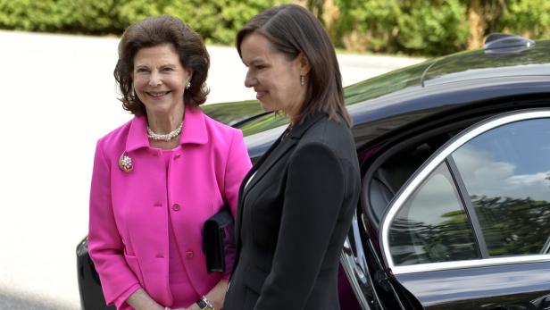 Königin Silvia von Schweden und Familienministerin Sophie Karmasin