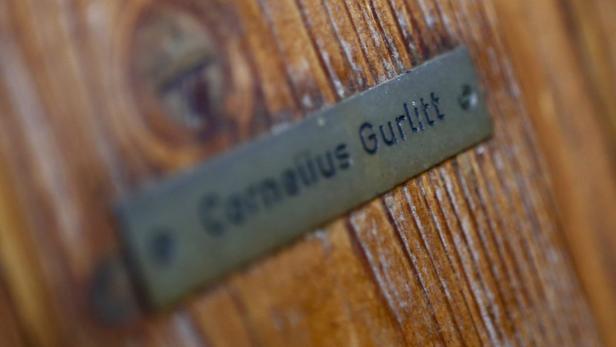 Dieses Türschild stammt von Gurlitts Wohnhaus in Salzburg. Die Polizeiaktion fand allerdings in München statt.