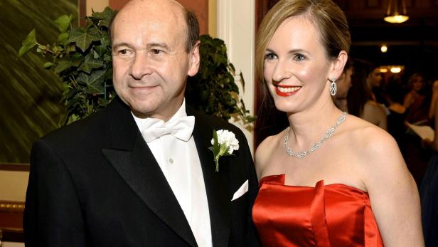 Staatsoperdirektor Dominique Meyer und Maria Großbauer - die bereits als Treichl-Stürgkh Nachfolgerin in der Funktion als Opernball-Organisatiorin gehandelt wird.
