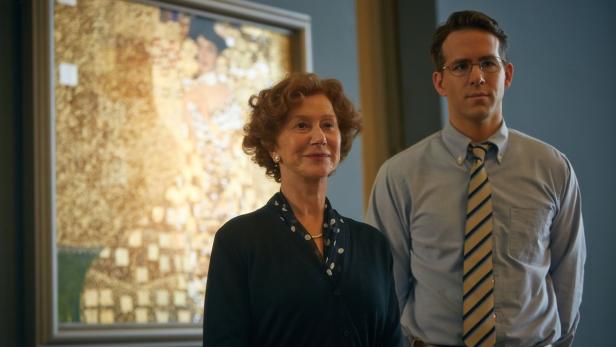 Kämpfen um die &quot;Goldene Adele&quot; von Gustav Klimt: Helen Mirren als Maria Altmann und Ryan Reynolds als ihr Anwalt Randy Schoenberg in dem Justizkrimi &quot;Woman in Gold&quot;.