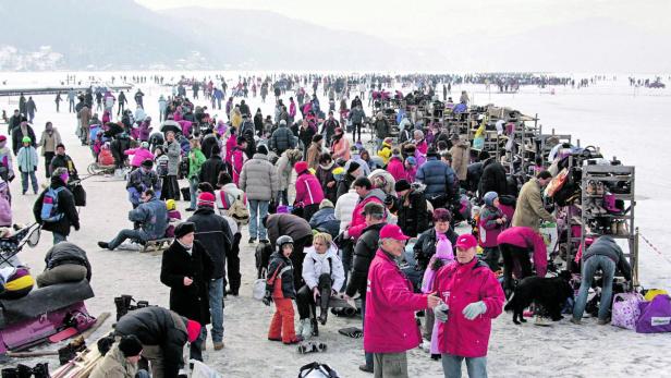 Eislaufen am Wörthersee ist seit dem Jahr 2006 undenkbar