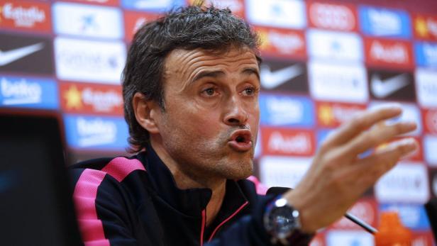 Barcelonas Trainer Luis Enrique warnt vor Villarreal.