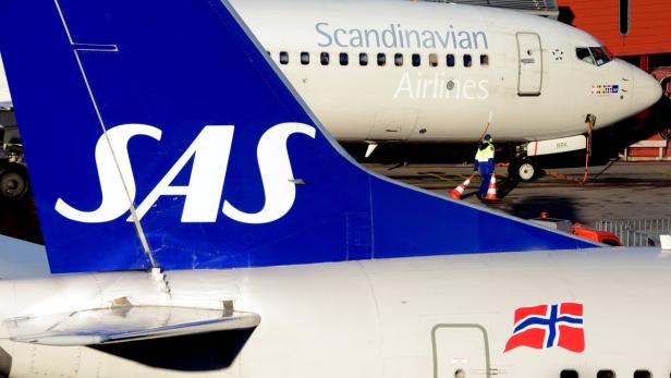 Platz 3: SAS - Scandinavian Airlines ist zu 88,62% pünktlich.
