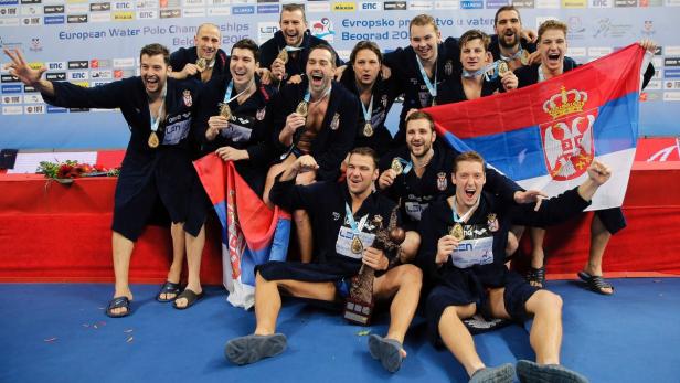 Die Serben krönten sich in der Heimat zu Europameistern.