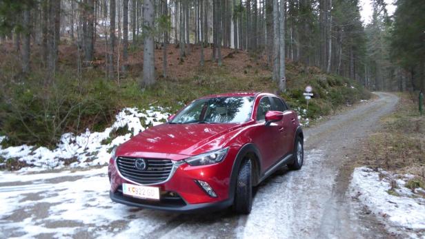 Mazda CX-3 im Winter