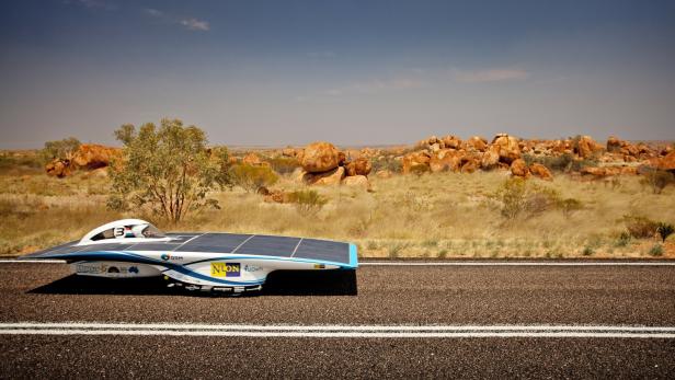 Seriensieger bei der Solar-Rallye in Australien: Nuna 3, der Renner des niederländischen Nuon-Teams.