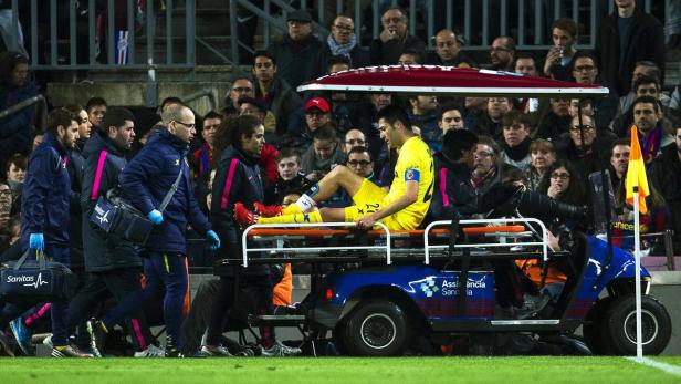 Villarreal-Kapitän Bruno Soriano hat sich gegen Barcelona das Wadenbein gebrochen.