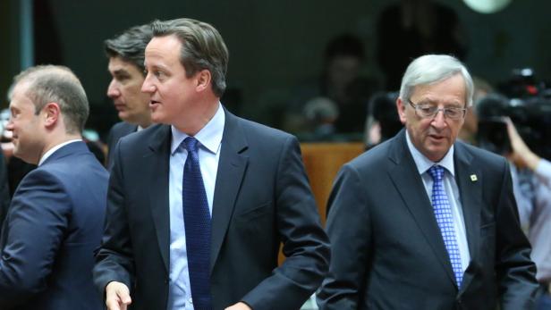 Der britische Premier wettert immer offener gegen den Luxemburger Juncker.