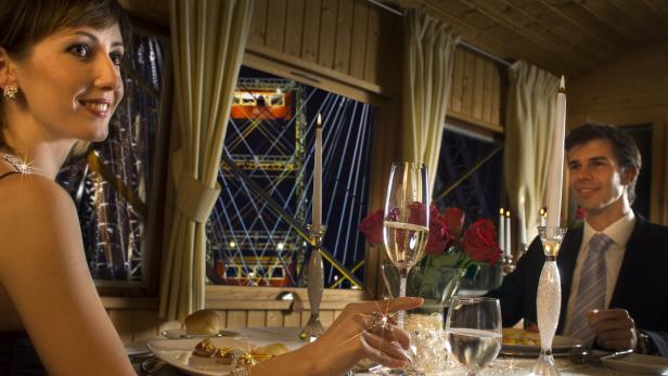 Romantic Crystal Dinner im Wiener Riesenrad