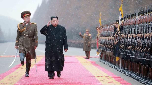 Kim Jong Un, Nordkoreas Machthaber provoziert den Westen.