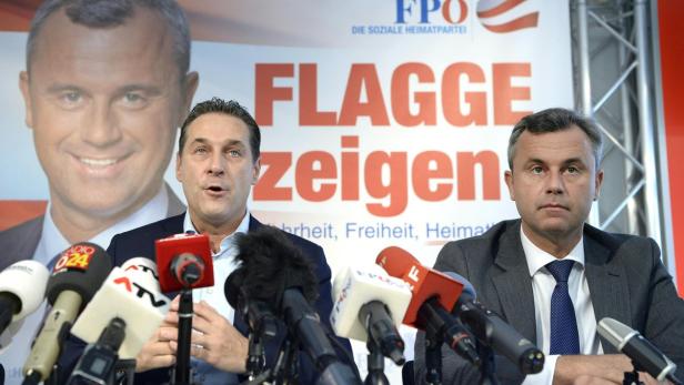 Strache präsentiert Hofer als seinen &quot;Wunschkandidaten.&quot;