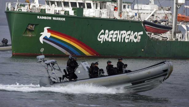 Normalerweise macht Greenpeace mit Aktionen Schlagzeilen (Archivbild).