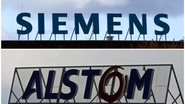 A combination of two file photographs shows the lo Alstom: Siemens/Mitsubishi versprechen 1000 Jobs