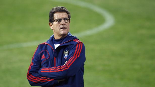 Startrainer Fabio Capello will mit Russland bei der WM überraschen.