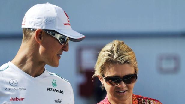 Michael Schumacher und seine Frau Corinna werden jetzt viel Zeit gemeinsam verbringen.