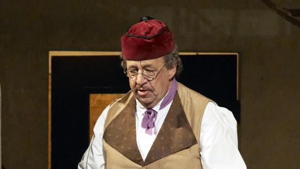 Alfred Šramek als Bartolo in Rossinis &quot;Barbiere di Siviglia&quot; an der Staatsoper.