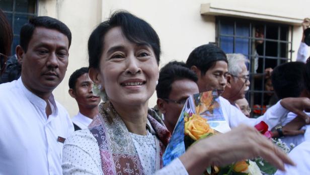 Suu Kyi für Nachwahl registriert