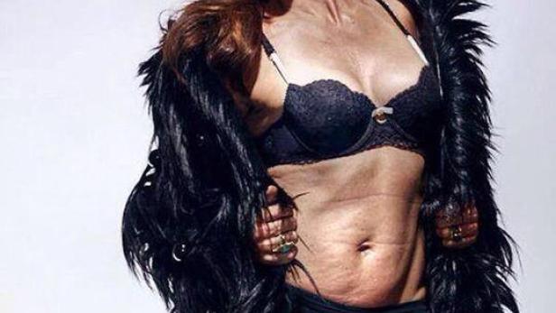 Mutig? Cindy Crawford unretuschiert